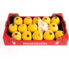 Caja melocotón amarillo embolsado calibre 15.